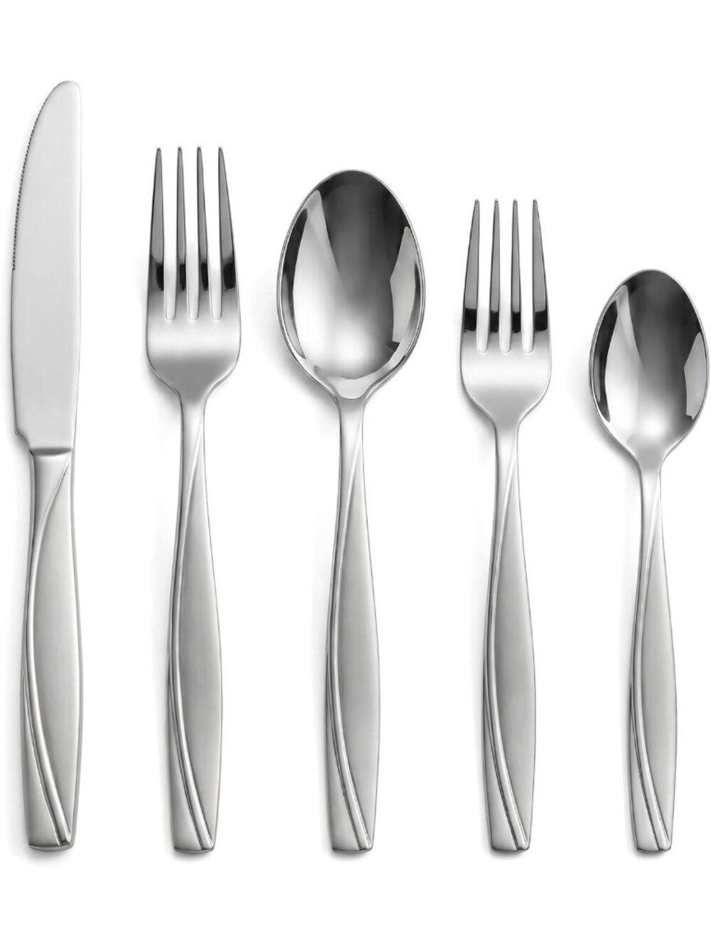 30-Piece Stainless Steel Silverware Set for 6 | Durable Flatware & Elegant